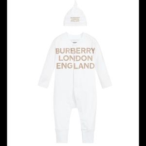 Burberry Kids
logo-print romper